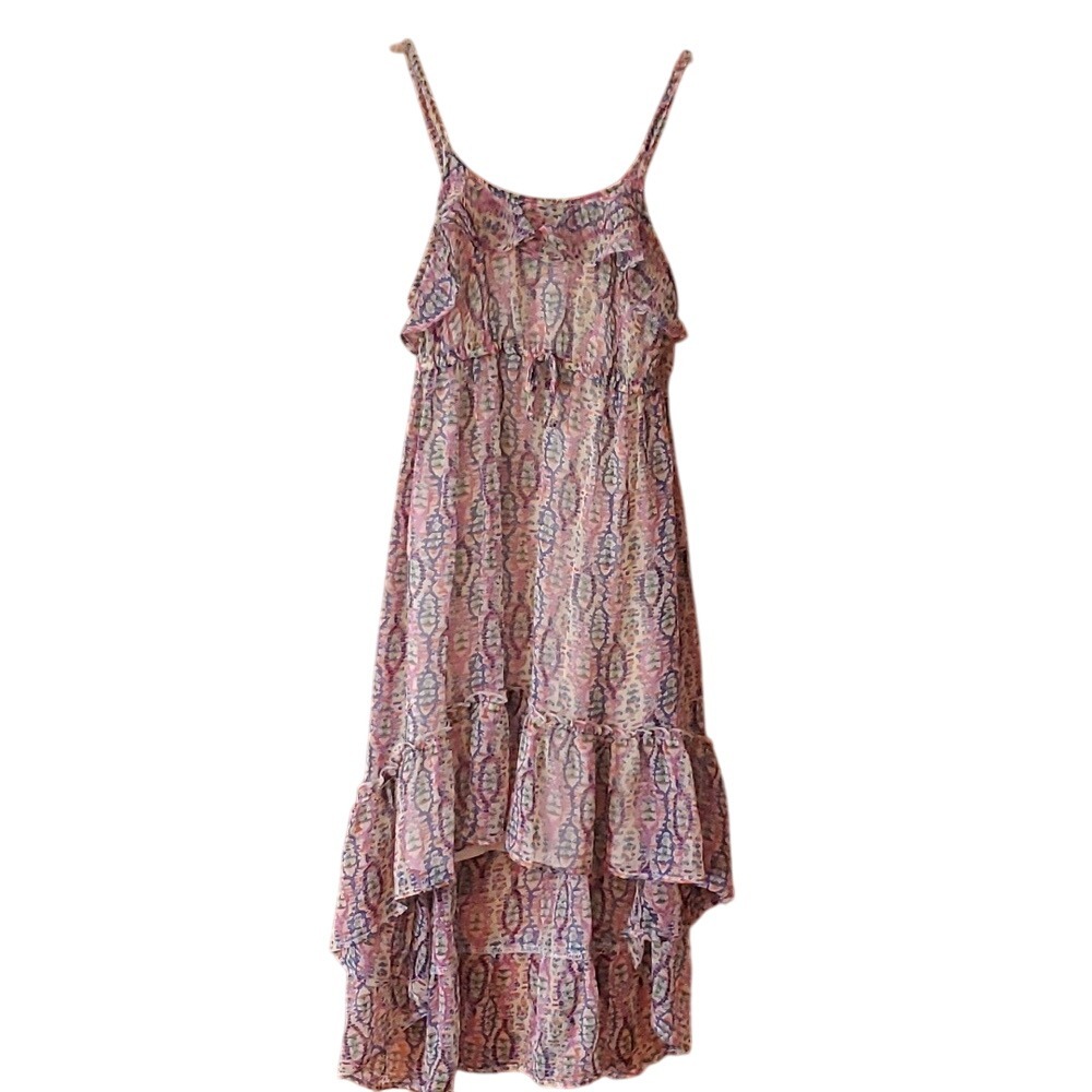Disney D-Signed High Low Flowy‎ Spaghetti Strap Dress Size Large